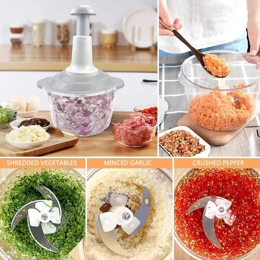 Multifunctional Push Chopper & Grinder