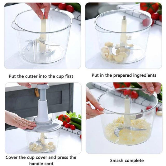 Multifunctional Push Chopper & Grinder